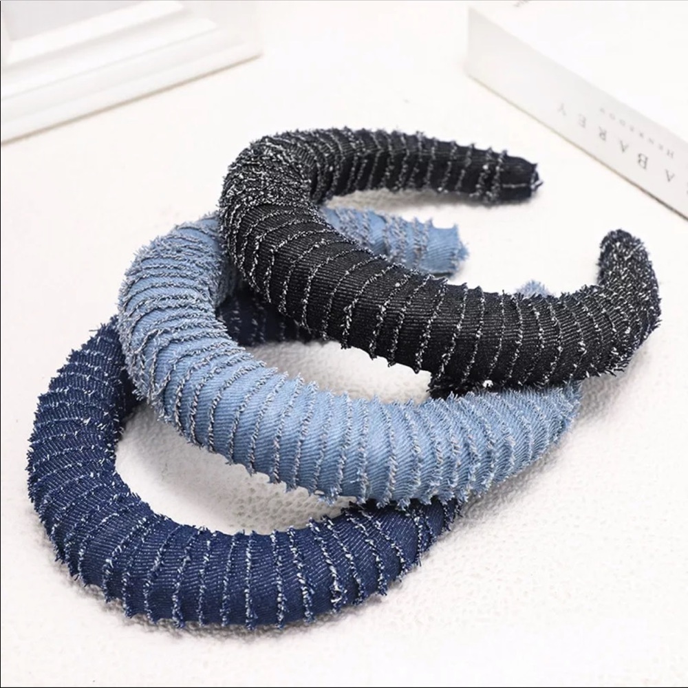 Jeans headband for women